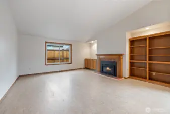 This is a photo when home was vacant