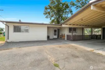 This 3 bedroom, 2 bath home has a huge backyard and a one-car carport with a gate to the backyard.