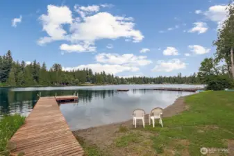 Enjoy 52 acres of deep high-quality lake water! Fishing is known to be productive—Pipe Lake hosts species like rainbow trout, kokanee, yellow perch, black crappie, bluegill, and smallmouth bass.