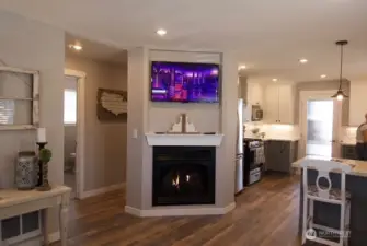 Gas fireplace
