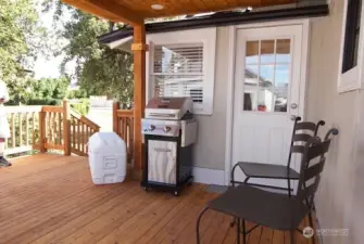 Covered Deck off the Utility room