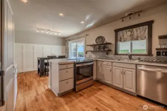 What a fun space to host a dinner