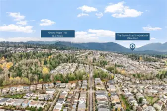 Enjoy proximity to the scenic Grand Ridge Trail, located just 1.0 mile from the home. This expansive trail system stretches for over 7 miles, offering lush forest surroundings perfect for hiking, mountain biking, and year-round outdoor adventure—all just moments from your doorstep.