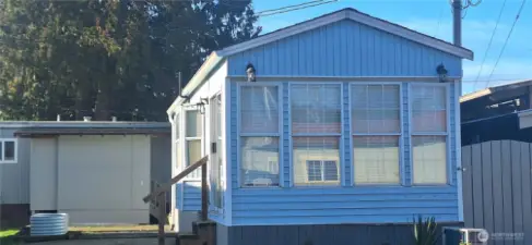 STREET SIDE ~ HOME FACES EAST