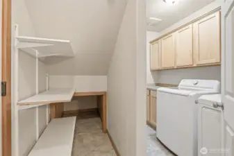 Laundry / mud room  garage