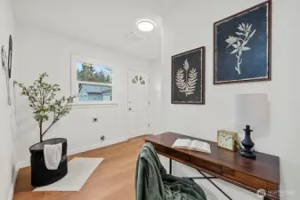 Even space for a desk!