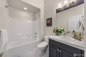 Full bath on main floor.