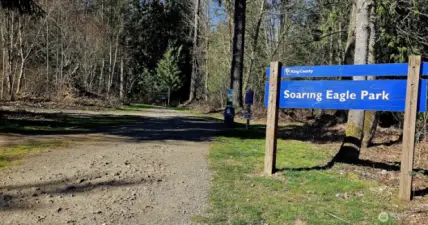 Walk to Soaring Eagle Park nearby.