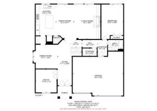 Floor plan - main floor.