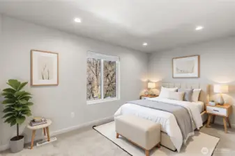 Virtually Staged - Primary Suite