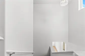 Vaulted Ceiling - View From Top of Staircase