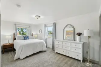 Guest room off entry way