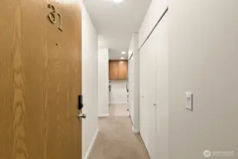 Entry w/ Spacious Coat/Shoe Closet