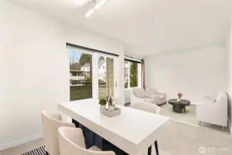 Dining Area. *this photo is virtually staged*