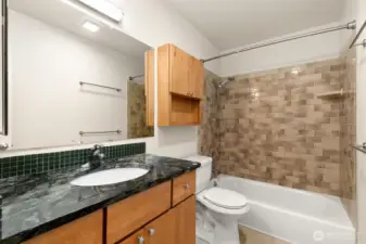 Full Bathroom with Elegant Finishes