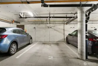 Designated Covered & Secure Parking Spot #2