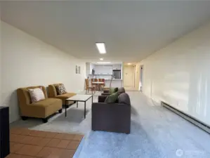 living dining kitchen