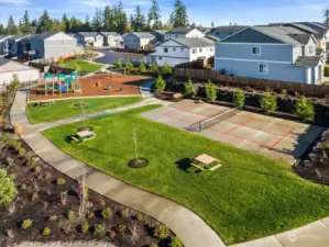 Okay, your own community park and pickleball court?!