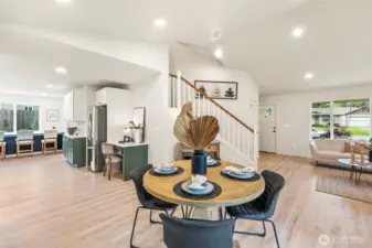 open floor plan