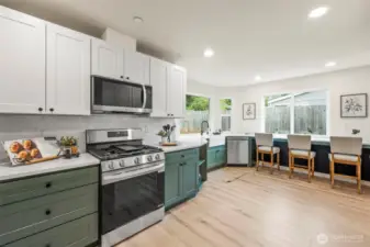 stainless appliances