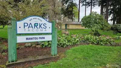 Manitou Park - just a few blocks away