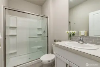 3/4 Bathroom on the main floor