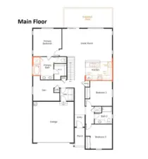 Main floor plan.