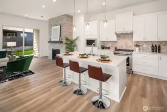 Kitchen area, photos for illustrative purposes.