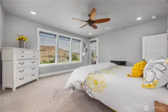 Primary Suite, wake up to a beautiful view of the river.