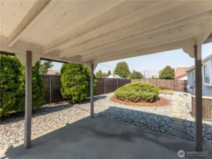 Private Back Patio