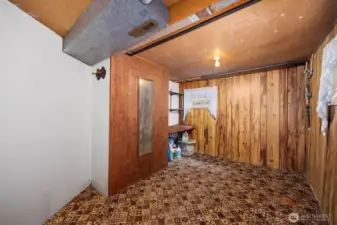 There is a non-conforming bedroom in the basement that does not have legal egress.
