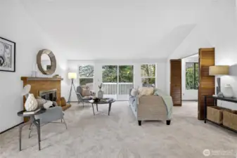 Family Room Opens to Deck