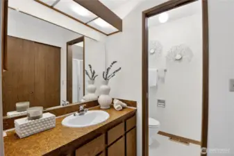 Bath w/Sink & Separate Shower