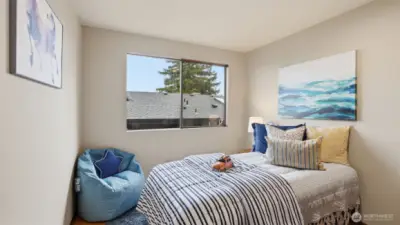 Additional bedroom suitable for guests or household members.