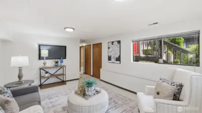 Generous square footage allows for multiple uses.