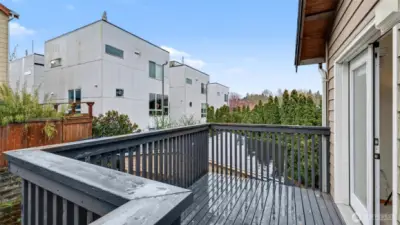 This deck offers the perfect spot to enjoy fresh air and open skies.