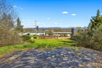 Eye-level photo showing accessibility and frontage of the property