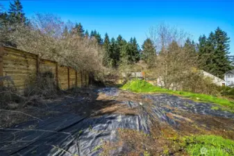 On-site view showing natural terrain and usable land space
