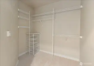 Huge walk-in closet.