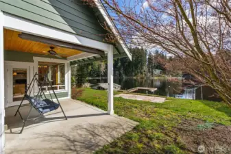 Covered patio for your BBQ's