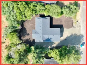 7,383 sf parcel. Vegetation left for your privacy.
