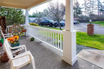 Relaxing front patio