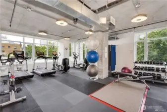 Spacious gym