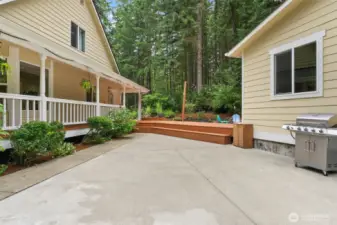 Huge patio