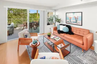 This light and bright home has been updated throughout. Bamboo floors and tons of light lead to an airy feeling!