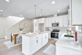 Photographs are for illustrative purposes only. Features, finishes, interior/exterior colors, landscaping and floorplan shown may vary from actual homes built.