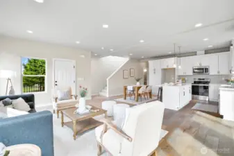 Photographs are for illustrative purposes only. Features, finishes, interior/exterior colors, landscaping and floorplan shown may vary from actual homes built.