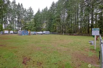 Off-leash dog park too!