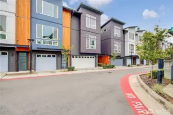 Spacious Corner Unit. 2 car garage.