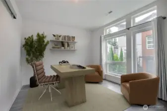 Main Floor Office/Bonus Room. Virtually Staged.